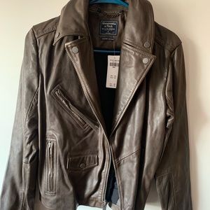 Abercrombie & Fitch Leather Jacket (WMNS)
